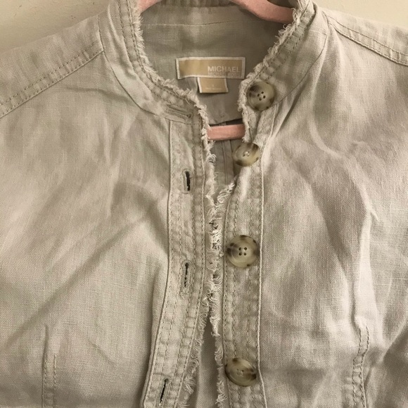 100% Linen Jacket / Michael Kors - Picture 2 of 10